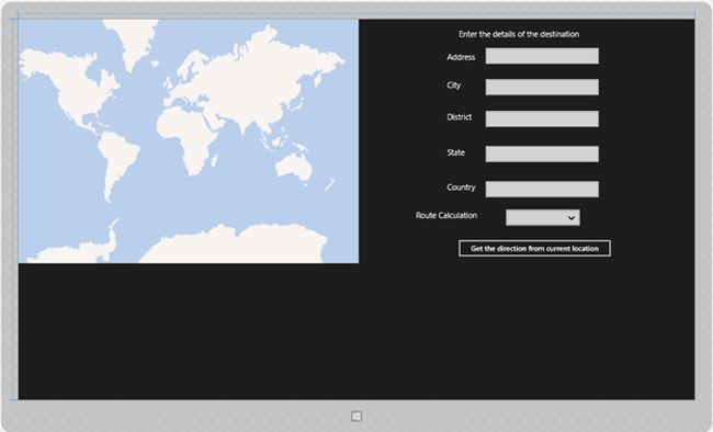 Design view of the page